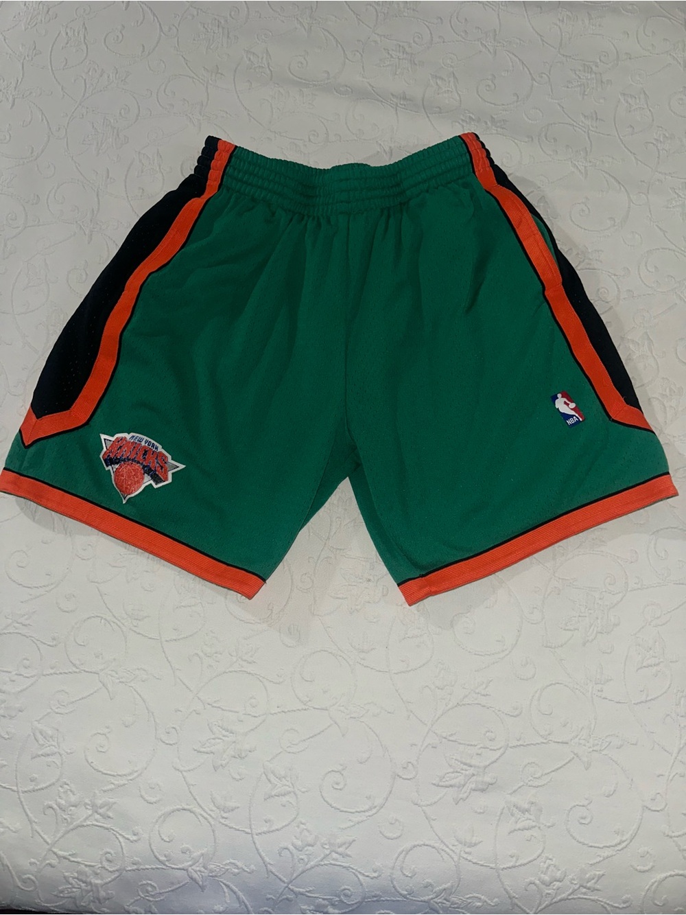 NBA Green and Orange Men’s Basketball Shorts